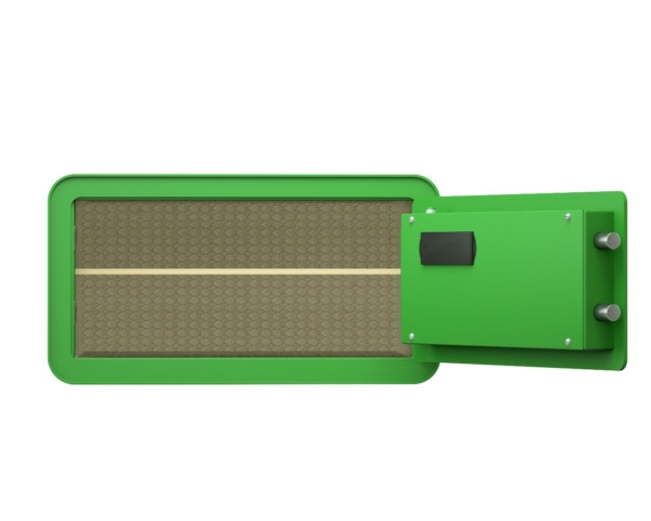 سیف باکس سدید الکترونیکی مدل 470W سبز درب باز